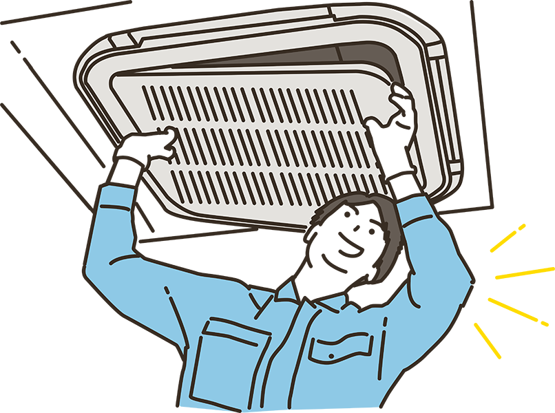 職人本舗リアサポートのエアコン工事