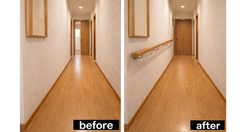 安心を支える 手すり設置リフォーム