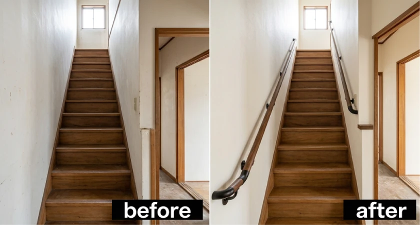 安心を支える 手すり設置リフォーム