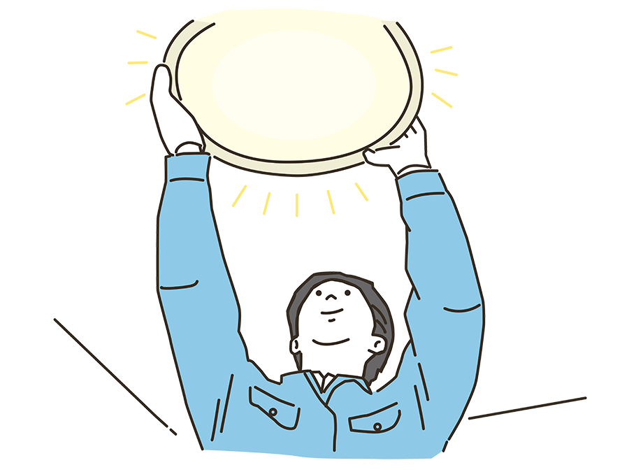 職人本舗リアサポートのLED、照明交換