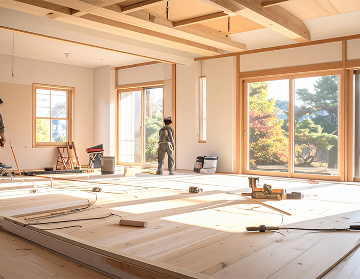 床・フローリングリフォームイメージ